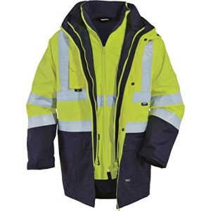 High-visibility jackets Vizwell Parka 5 in 1, high-visibility, bright yellow