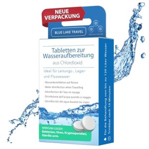 Blue Lake Travel vandens gydymo tabletės