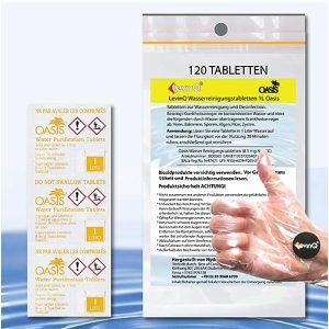 Water purification tablets LevinQ water purification tablets