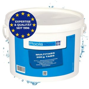 Wasseraufbereitungstabletten PoolsBest 3kg Chlor Multitabs - wasseraufbereitungstabletten poolsbest 3kg chlor multitabs