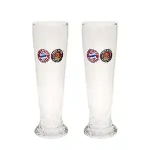 Weizenglaeser fc bayern muenchen weissbierglas 2er set 1