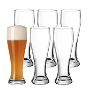 Weizenglaeser leonardo home weizenbierglas 05l 6er set