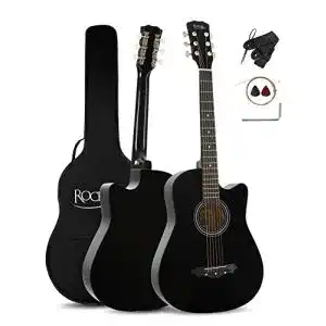 Westerngitarre rocktile wsd 5c bk slim line n set dreadnought
