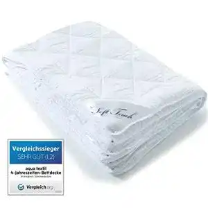 Winterdecke aqua textil 4 jahreszeiten bettdecke 135x200cm
