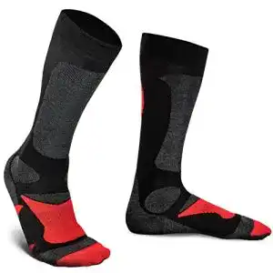 Wintersport socken piarini 2 paar unisex skisocken skistrumpf herren