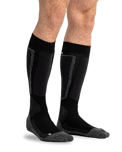 Wintersport Socken Snocks Skisocken Schwarz Unisex 1er Pack