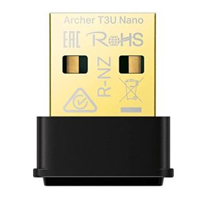WLAN-pinne TP-Link Archer T3U Nano WLAN-stick for PC, AC1300