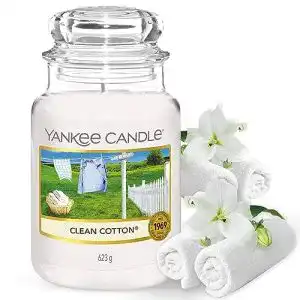 Yankee candle yankee candle duftkerze im glas gross clean