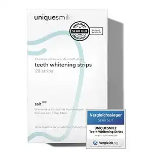 Zahnaufheller uniquesmile zahnaufhellung whitening strips