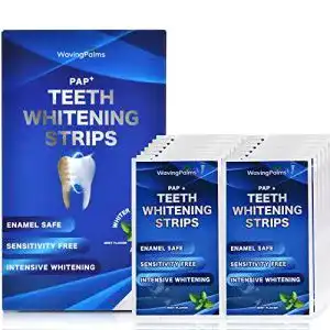 Zahnaufheller waving palms whitening strips zahnaufhellung