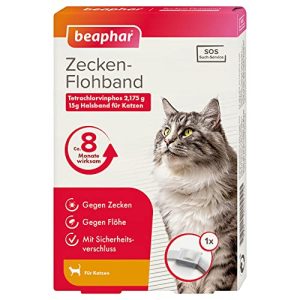 Zeckenhalsband (Katzen) beaphar Zecken-Flohband Katze