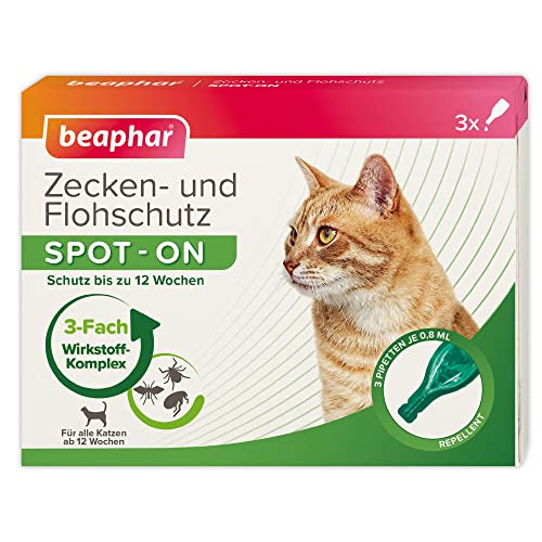 Zeckenhalsband (Katzen) beaphar Zecken- u. Flohschutz Spot On