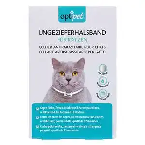 Zeckenhalsband katzen optipet 1x ungezieferhalsband