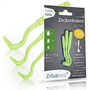 Zeckenzange zrilubkrelz zeckenhaken zeckenentferner 3er set