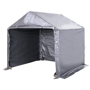 Tent garage Outsunny garage tent foil tool shed tool shed