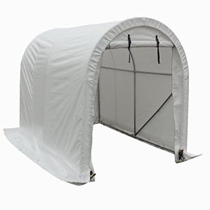 Tent garage Rolektro motorcycle garage PE200 white 2,4×1,6×1,9m