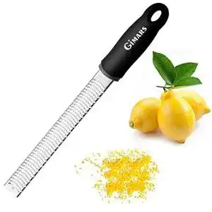 Zester reibe gimars edelstahl zester reibe kuechenreibe