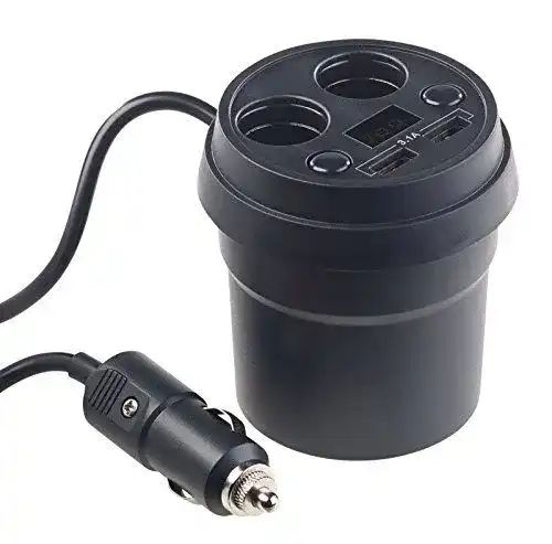Zigarettenanzünder Verteiler für Auto mit USB-Anschlüssen