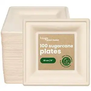 Zuckerrohr teller haago 100 premium zuckerrohr bagasse