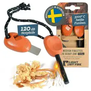 Zuendstahl light my fire feuerstahl outdoor scout 2 in 1