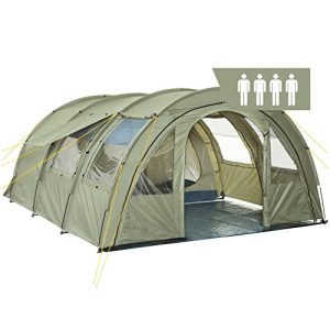4-Personen-Zelt CampFeuer Zelt Multi für 4 Personen | Olivgrün