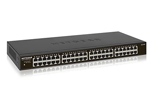 48-Port-Switch Netgear GS348 Switch 48 Port Switch Gigabit