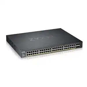 48 port switch zyxel gigabit ethernet smart managed poe