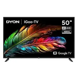 50 zoll fernseher dyon igoo tv 50u 126cm 50 zoll google tv 4k uhd