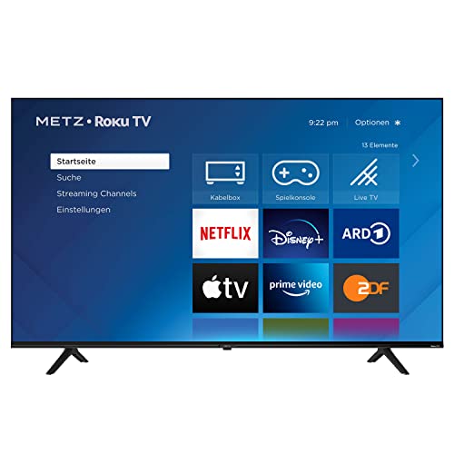 55-Zoll-Fernseher METZ Blue Roku TV, 4K UHD Smart TV, 55 Zoll