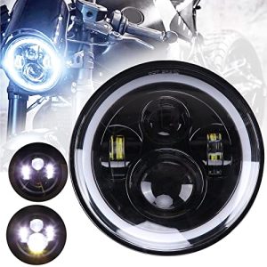 7-Zoll-LED-Scheinwerfer JMTBNO 7 Zoll Motorrad LED Scheinwerfer