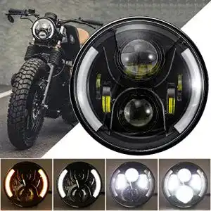 7 zoll led scheinwerfer jmtbno 7 zoll motorrad led scheinwerfer