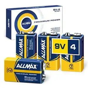 9v batterie allmax battery allmax 9v maximum power alkaline batterien