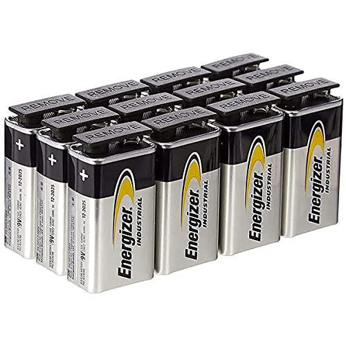 9V-Batterie Energizer Industrial Alkaline 6LR61 EN22 9V E-Block, 12er
