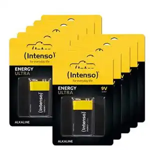 9v batterie intenso 10x energy ultra 9v block alkaline batterie