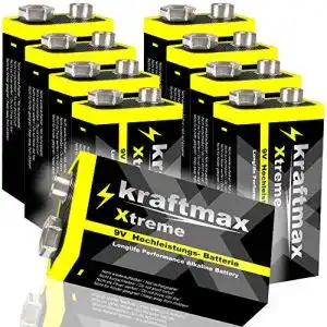 9v batterie kraftmax 8er pack xtreme 9v block