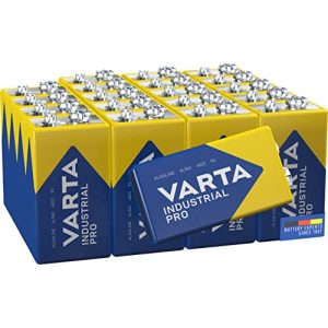 9V-Batterie Varta Batterien 9V Blockbatterie, 20 Stück, Industrial
