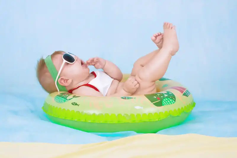 Anel de natação para bebê