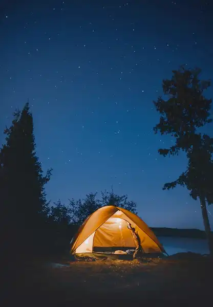fanático de la acampada