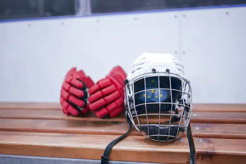guanti da hockey su ghiaccio