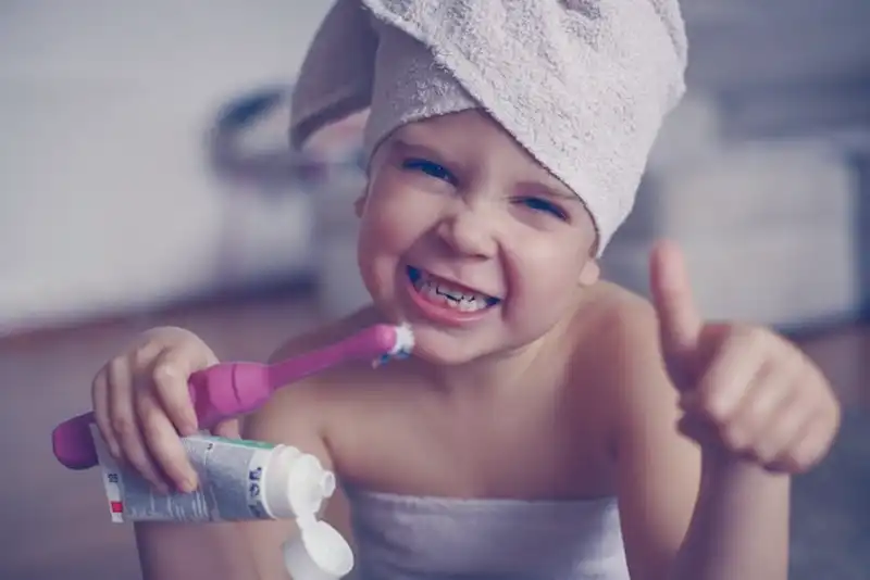 Electric child toothbrush