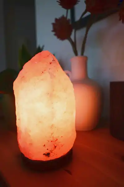 Lampe en cristal de sel