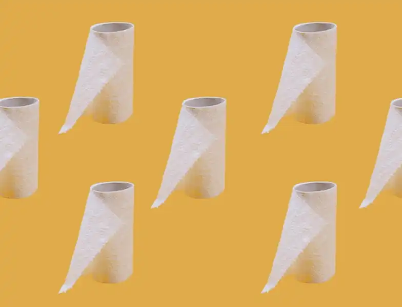 Suporte de papel higiênico sem perfuração