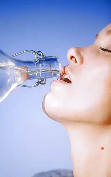 Vandflaske glas