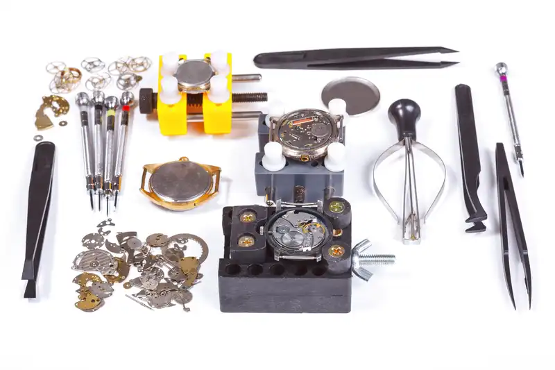 Conjunto de ferramentas de relojoeiro