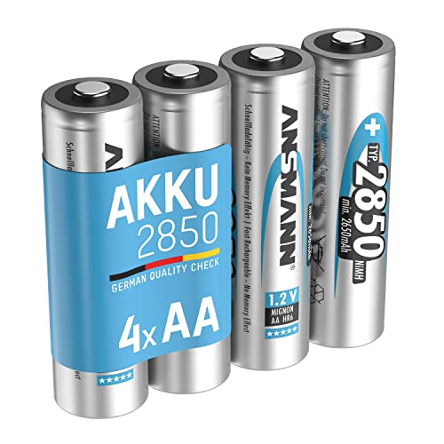 AA-Akku Ansmann Akku AA Typ 2850mAh NiMH 1,2V – Mignon AA Batterien