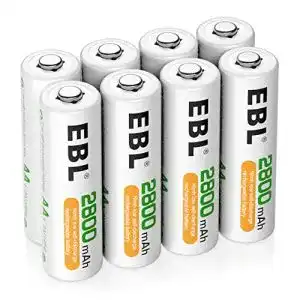 Aa akku ebl aa akku 2800mah 8 stueck mignon aa wiederaufladbar