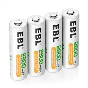 Aa akku ebl aa akku 2800mahefbc8cnimh akkubatterien hohe kapazitaet