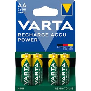AA-Akku Varta Batterien AA, wiederaufladbar, Recharge Accu Power