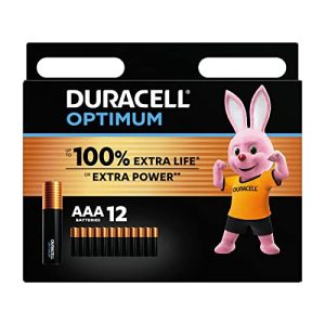 AAA-Batterie Duracell Optimum Batterien AAA, 12 Stück - aaa batterie duracell optimum batterien aaa 12 stueck