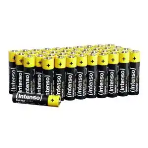 Aaa batterie intenso aaa lr03 gelb schwarz 40 pack